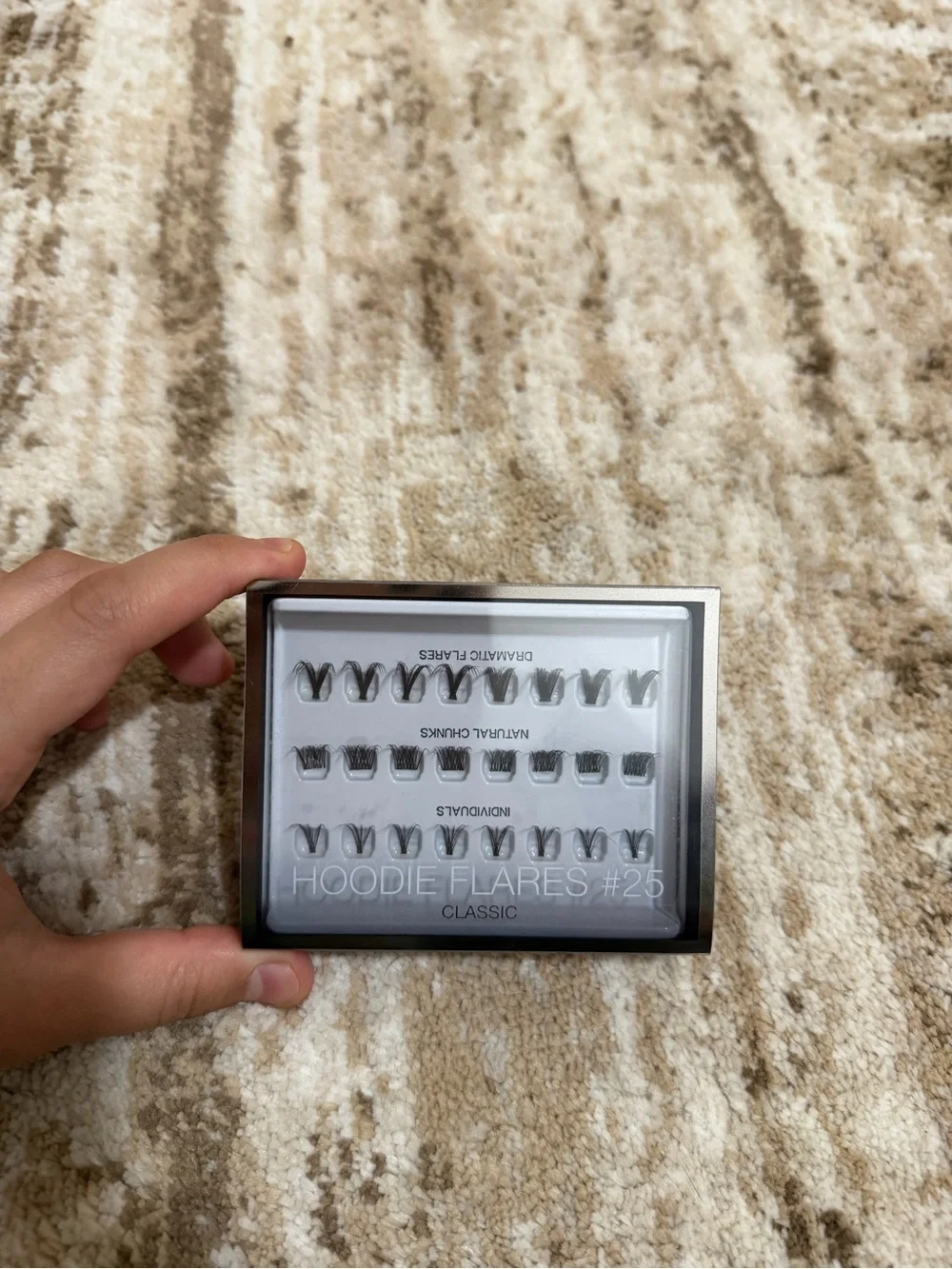 HUDA BEAUTY EyeLashes — Black & Pink Logo